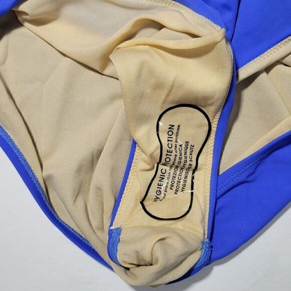 Swimsuits For All Womens Plus Size 24 Shirred Halter One Piece Swimsuit NEW - Picture 10 of 12